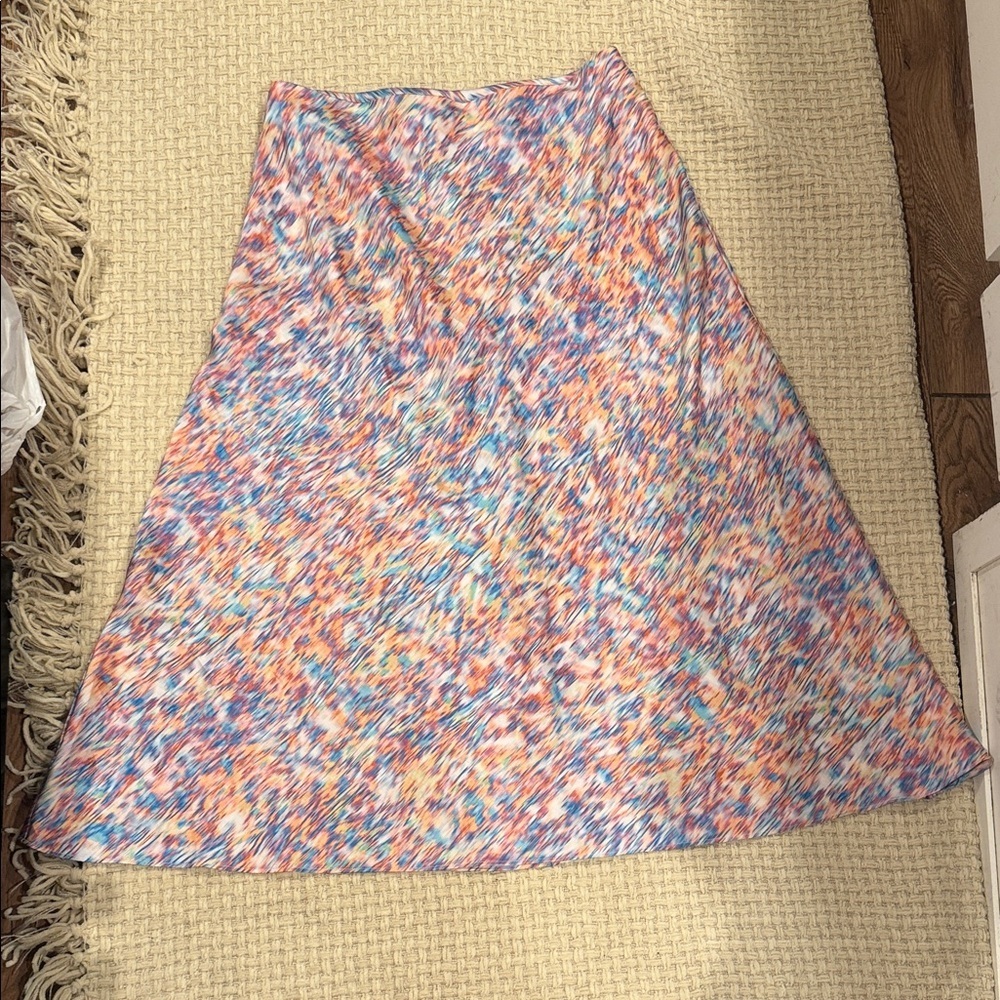 Rebecca Minkoff WOMENS Colorful A-Line Skirt 8 - Picture 4 of 10